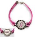 2 Sided Disc Bracelet Pink